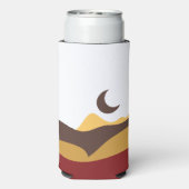 Retro Boho Moon スリム缶クーラー (Seltzer裏面)