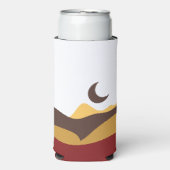 Retro Boho Moon スリム缶クーラー (Seltzer正面)