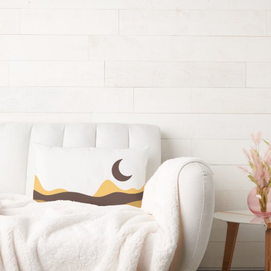 Retro Boho Moon ランバークッション (ソファ)