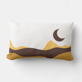 Retro Boho Moon ランバークッション