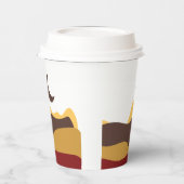 Retro Boho Moon 紙コップ (左)