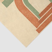 Retro Boho Rainbow Arch Minimalist Design 薄葉紙 (詳細)