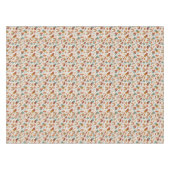 Retro Boho Rainbow Sun Geometric Illustration テーブルクロス (正面(横))