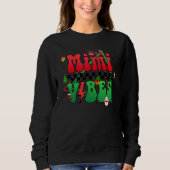 Retro Boho Style Mimi Vibes Christmas スウェットシャツ (正面)