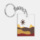 Retro Boho Sun キーホルダー (正面左)