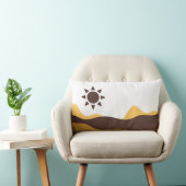 Retro Boho Sun ランバークッション (椅子)