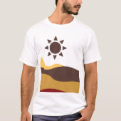Retro Boho Sun Tシャツ (正面)