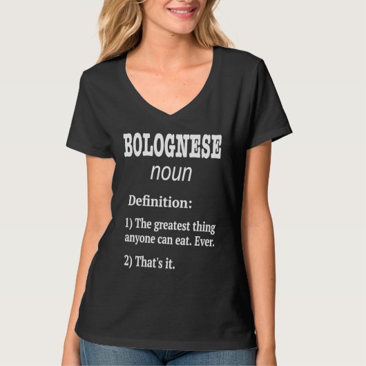 Retro Bolognese Design  Bolognese Fan Fake Definit Tシャツ (正面)
