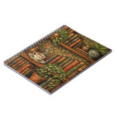 Retro book lover art ノートブック (左側)