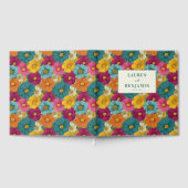 Retro Botanica and Teal Wedding ゲストブック (全面)