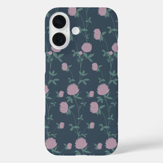 Retro Botanical Meadow Clover | トワイライト・メドウ Case-Mate iPhoneケース (裏面)