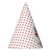 Retro Bowling Kids 1st Birthday Party パーティーハット (左)