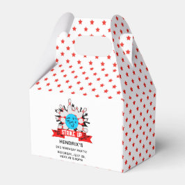 Retro Bowling Kids 1st Birthday Party フェイバーボックス