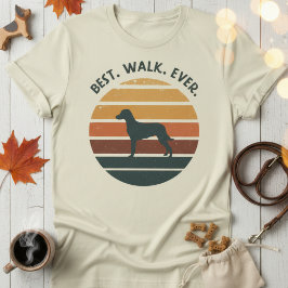 Retro Breed Sunset Dog Graphic — Vintage Style Tシャツ