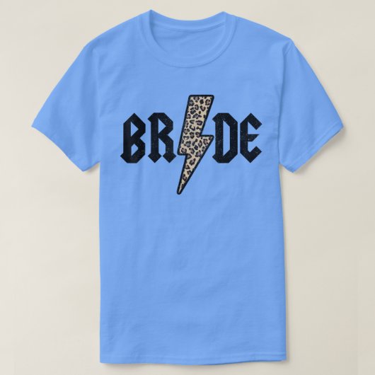 Retro Bride Rock N Roll Bridal Bachelorette Party  Tシャツ (デザイン正面)