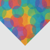 Retro Bright Colors Amorphous Shapes Art Pattern 薄葉紙 (詳細)