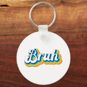 Retro Bruh キーホルダー (正面)