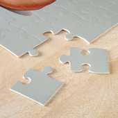 Retro Brunette Pin-up Girl in Pink  ジグソーパズル (側面)