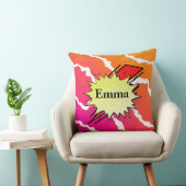 Retro bubble color comic クッション (椅子)