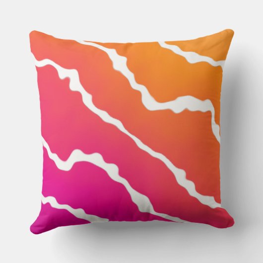 Retro bubble color comic クッション (裏面)