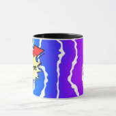 Retro bubble color comic マグカップ (中央)