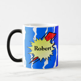 Retro bubble color comic モーフィングマグカップ