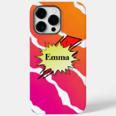 Retro bubble color comic Case-Mate iPhoneケース (裏面)