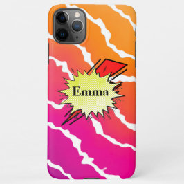 Retro bubble color comic iPhone 11Pro maxケース