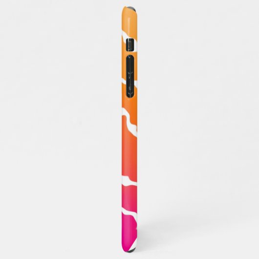 Retro bubble color comic iPhoneケース (左側)