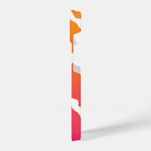 Retro bubble color comic iPhoneケース (左側面)