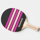 Retro Bubblegum Across Striping with Name 卓球ラケット (横)