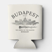 "Retro Budapest: Eternal Beauty of Hungary’s Heart 缶クーラー (裏面)