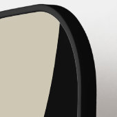 Retro Bumblebee Circle Stripe Striping with Name ピックルボールラケット (左詳細)