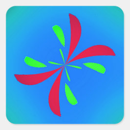 Retro Butterfly  スクエアシール