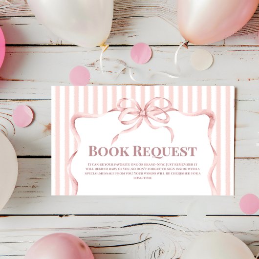 Retro Cafe Bebe Girl Coffee Book for Baby Shower エンクロージャーカード