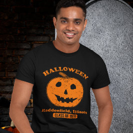 Retro Calabaza de Halloween Haddonfield 1978 Tシャツ