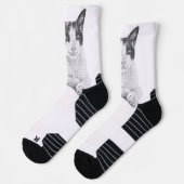 Retro Calico Halftone ソックス (左)