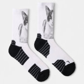 Retro Calico Halftone ソックス (右)