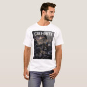 Retro Call of Duty 1 cover art Tシャツ (正面フル)