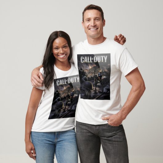 Retro Call of Duty 1 cover art  Tシャツ (ユニセックス)