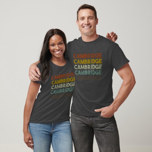 Retro Cambridge England funny Tシャツ (ユニセックス)