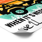 Retro Camel Towing Sarcastic Quotes Life Without M ポスター (角)