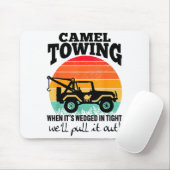 Retro Camel Towing Sarcastic Quotes Life Without M マウスパッド (マウス)