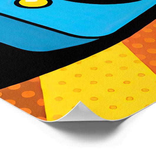 Retro Camera Pop Art ポスター (角)