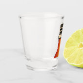 Retro Camera with Rainbow Print ショットグラス (左)