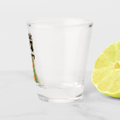 Retro Camera with Rainbow Print ショットグラス (右)