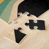 Retro Camera with Rainbow Print ジグソーパズル (側面)