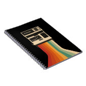 Retro Camera with Rainbow Print ノートブック (右側)