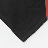 Retro Camera with Rainbow Print フリースブランケット (角)