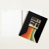 Retro Camera with Rainbow Print プランナー手帳 (ディスプレー)